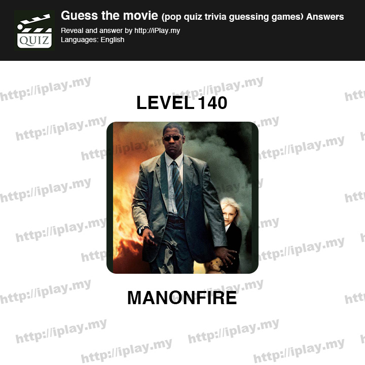 Guess the movie pop quiz Level 140