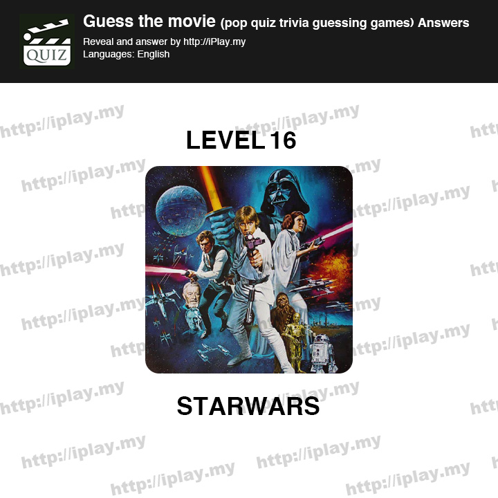 Guess the movie pop quiz Level 16