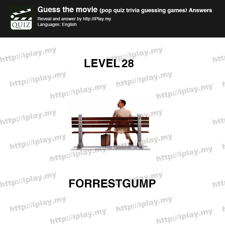 Guess the movie pop quiz Level 28