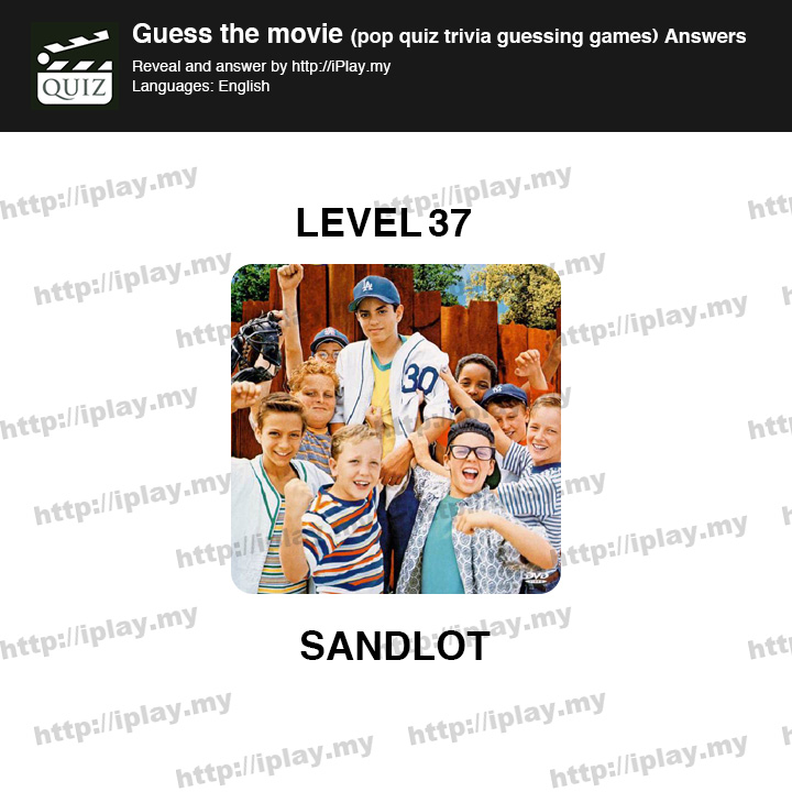Guess the movie pop quiz Level 37
