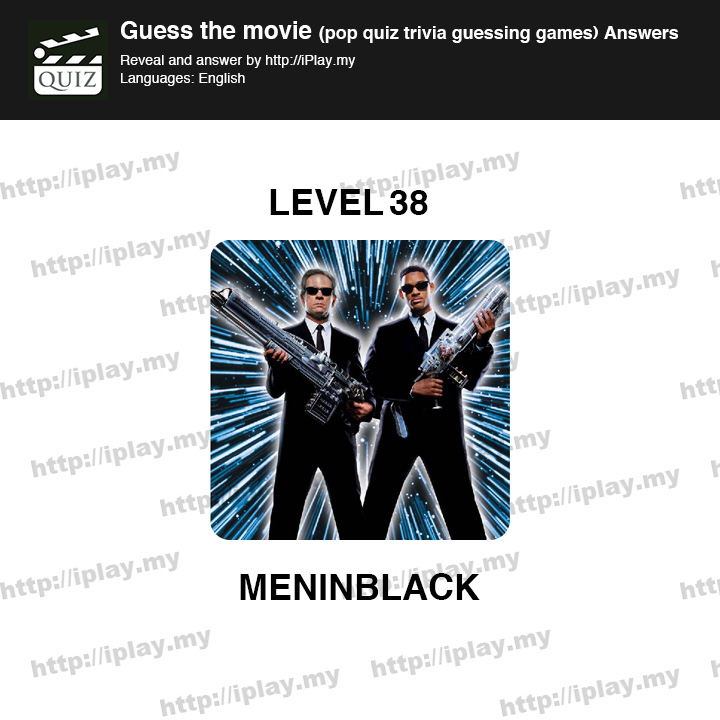 Guess the movie pop quiz Level 38
