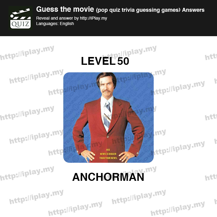 Guess the movie pop quiz Level 50