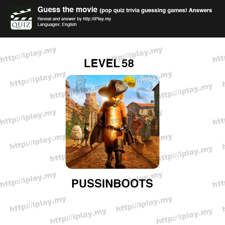 Guess the movie pop quiz Level 58