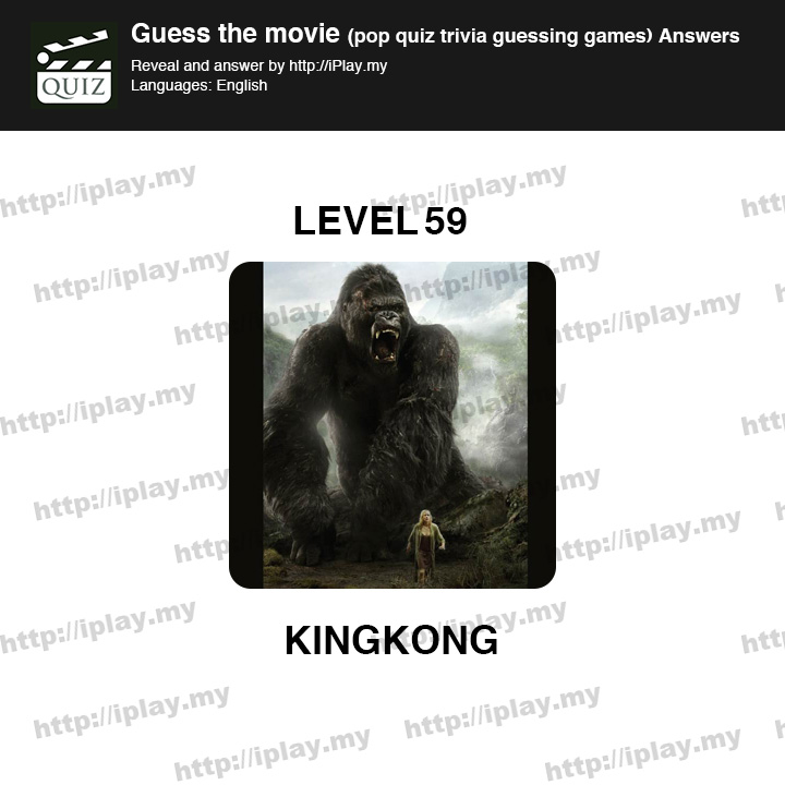 Guess the movie pop quiz Level 59