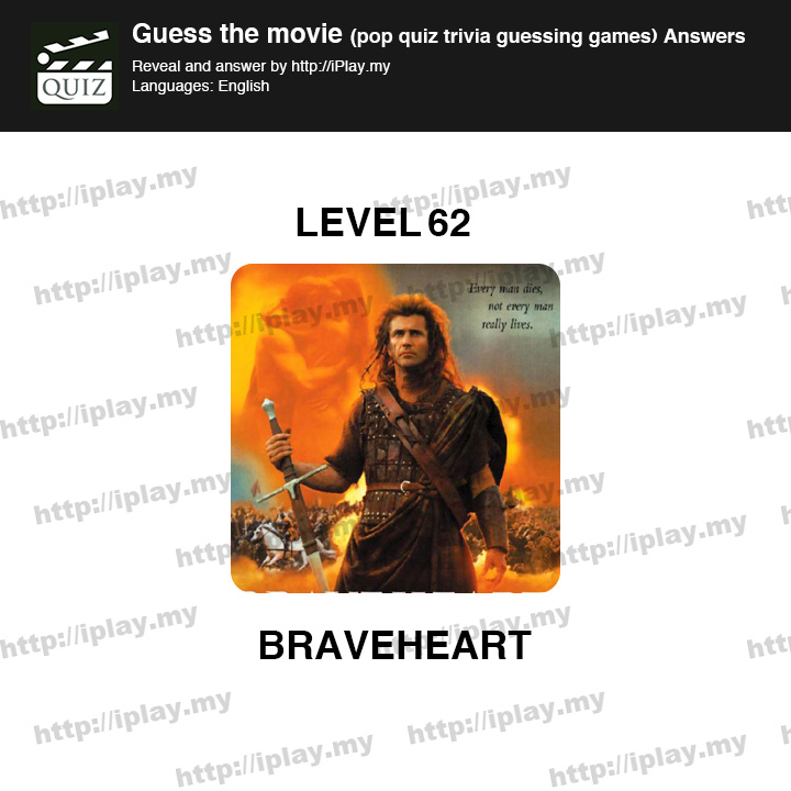 Guess the movie pop quiz Level 62