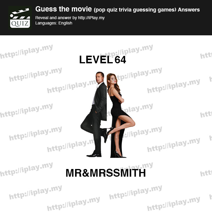 Guess the movie pop quiz Level 64
