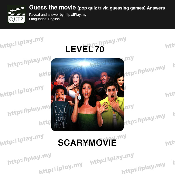 Guess the movie pop quiz Level 70