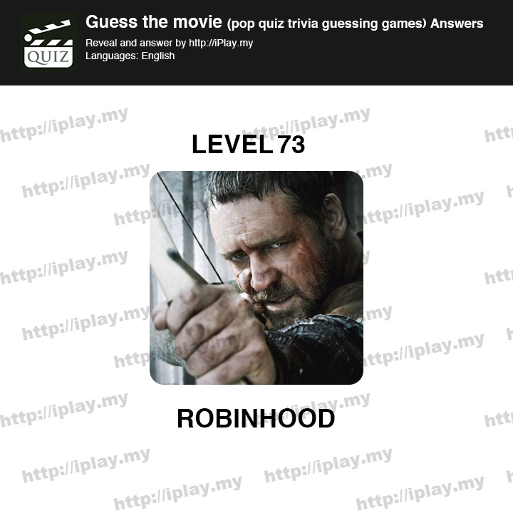Guess the movie pop quiz Level 73