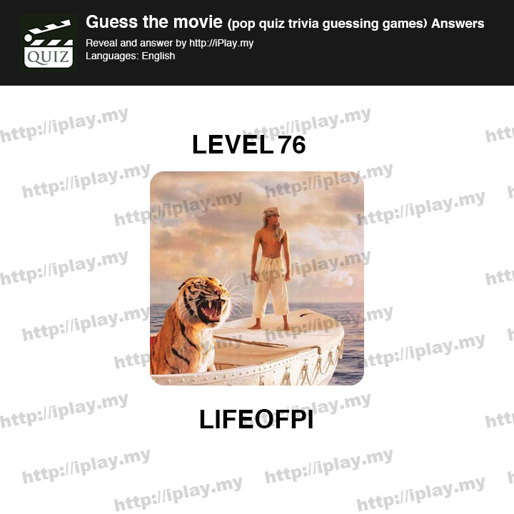 Guess the movie pop quiz Level 76