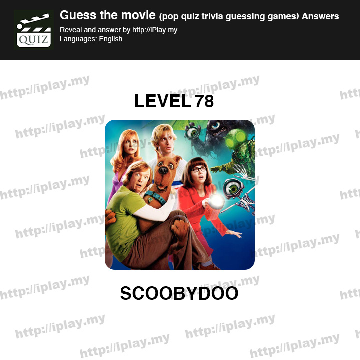 Guess the movie pop quiz Level 78