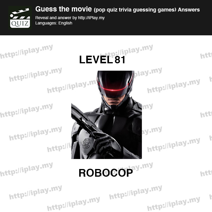 Guess the movie pop quiz Level 81