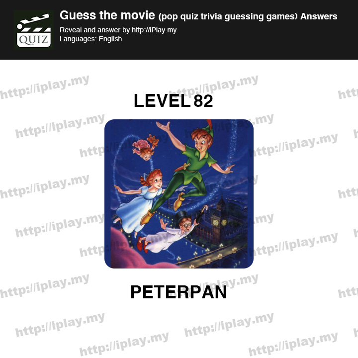 Guess the movie pop quiz Level 82