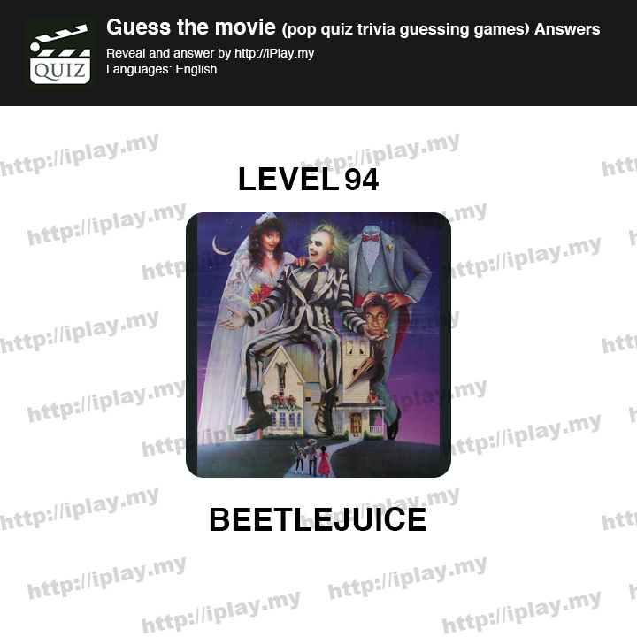 Guess the movie pop quiz Level 94