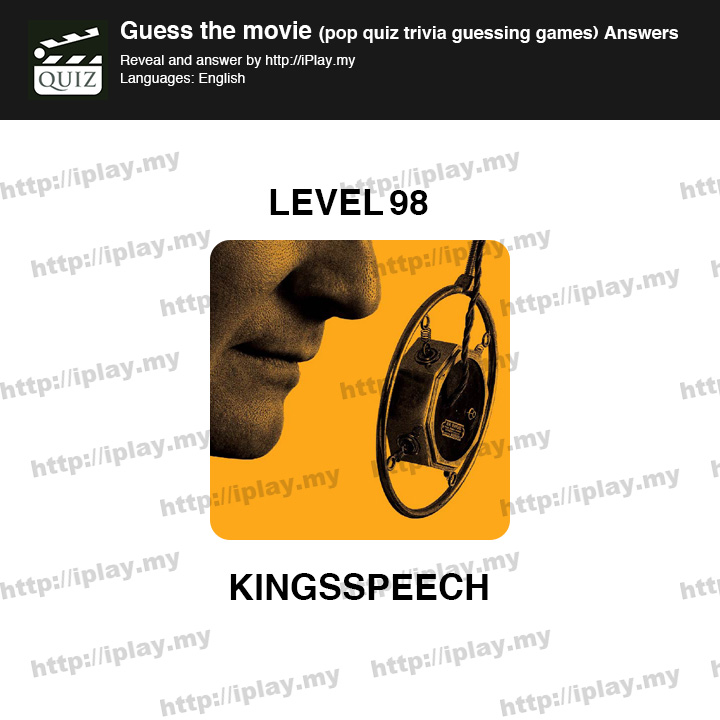 Guess the movie pop quiz Level 98