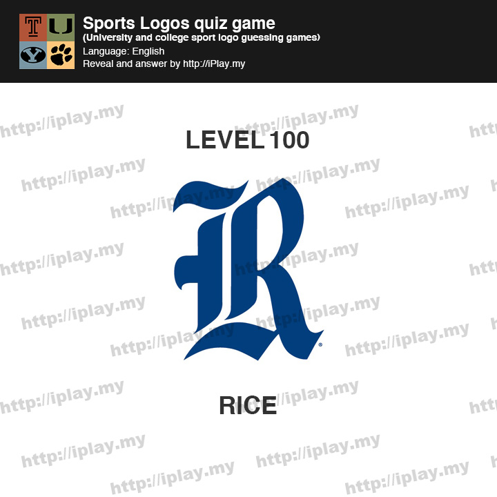Sports Logos Quiz Game Level 100