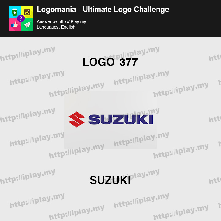 Logomania - Ultimate Logo Challenge Level 377