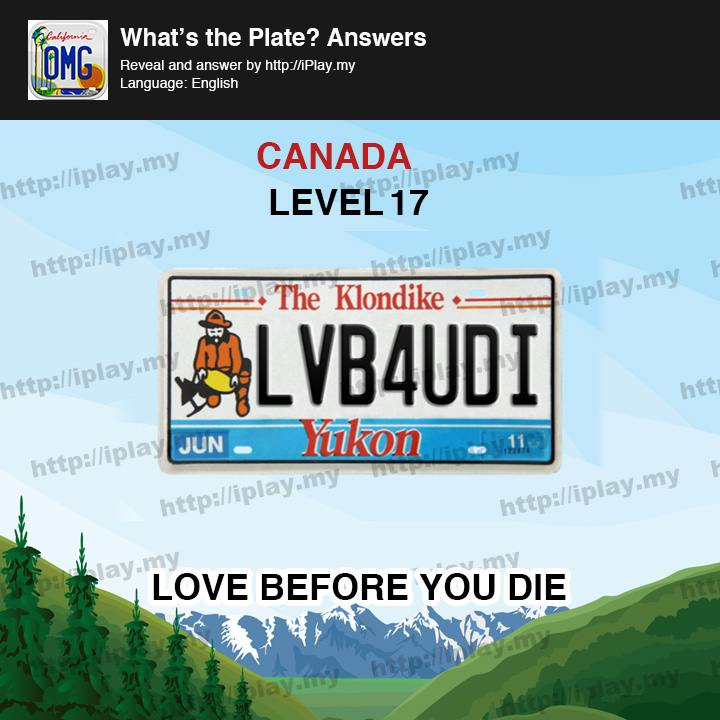 What's the Plate Canada Level 17
