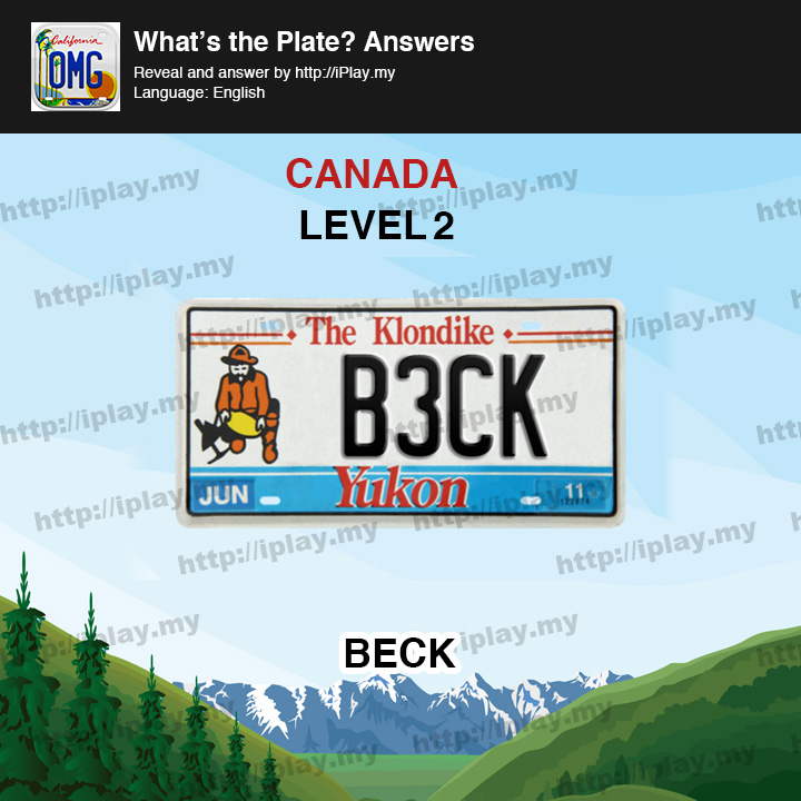 What's the Plate Canada Level 2