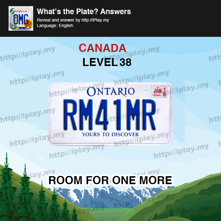 What's the Plate Canada Level 38