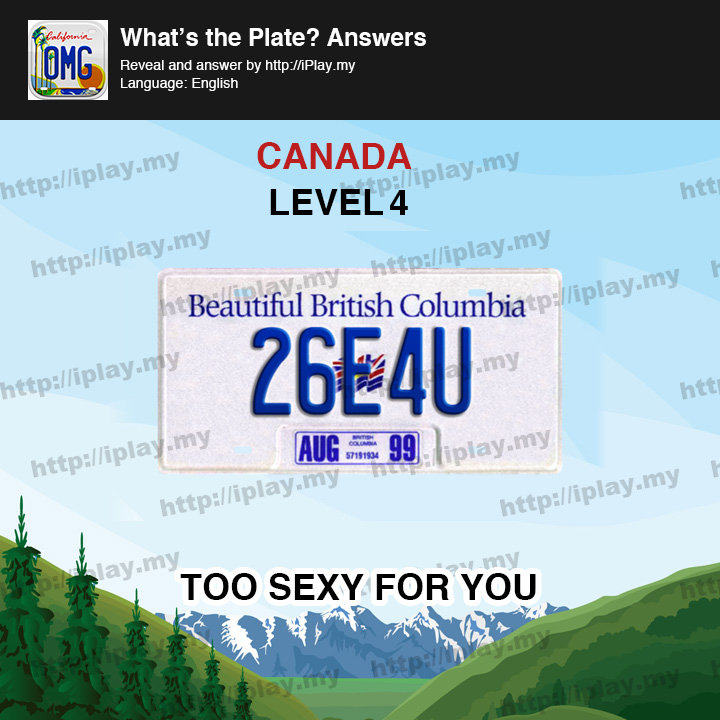 What's the Plate Canada Level 4