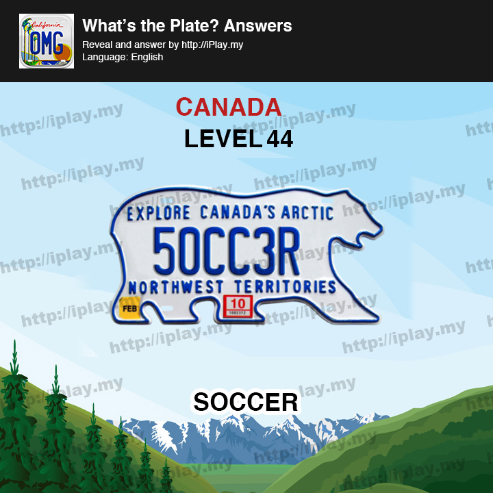 What's the Plate Canada Level 44