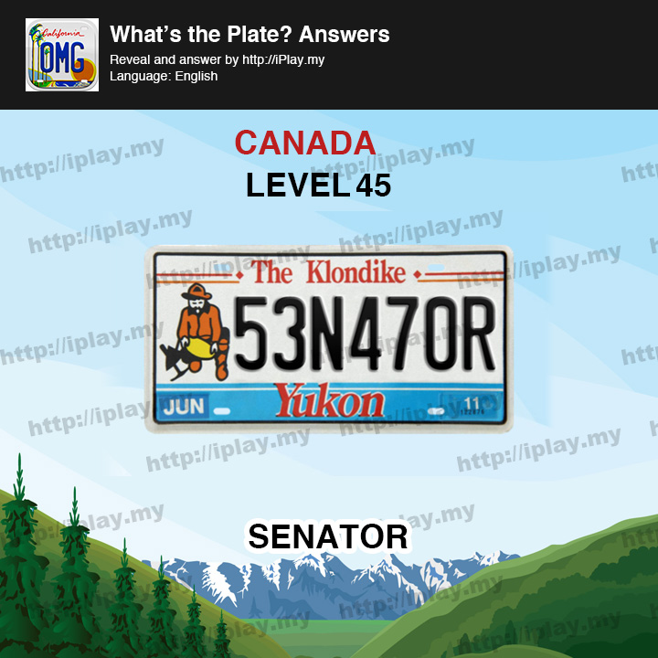 What's the Plate Canada Level 45