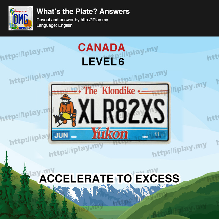 What's the Plate Canada Level 6