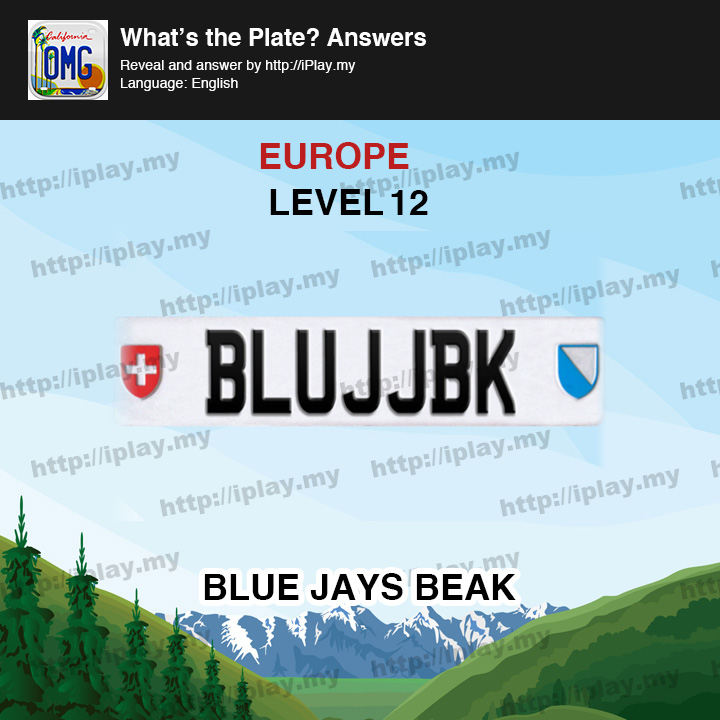 What's the Plate Europe Level 12