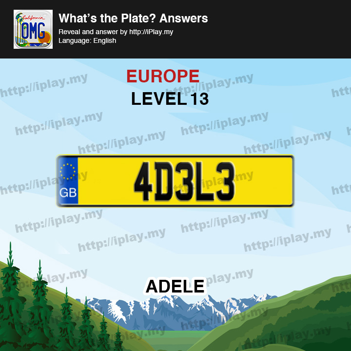 What's the Plate Europe Level 13