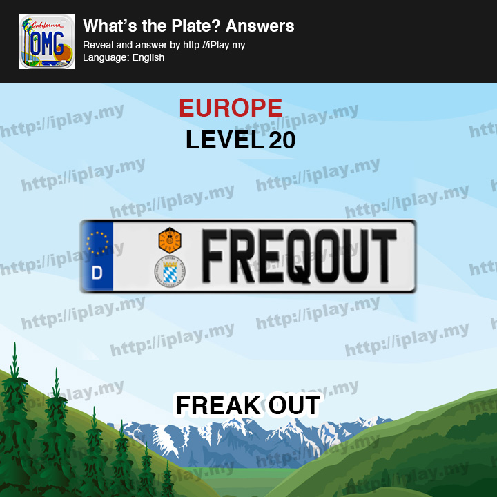 What's the Plate Europe Level 20