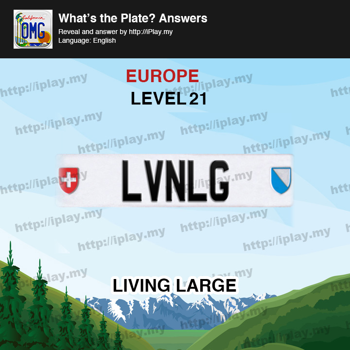 What's the Plate Europe Level 21