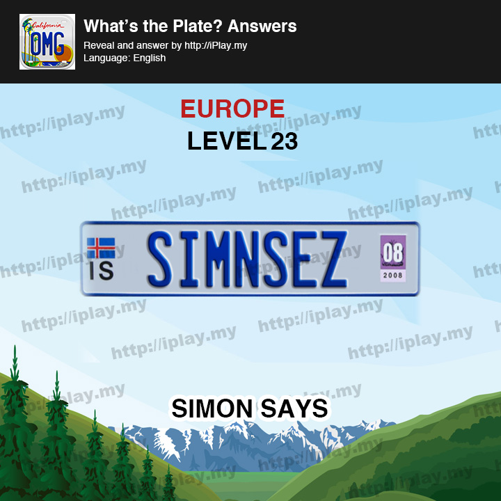 What's the Plate Europe Level 23