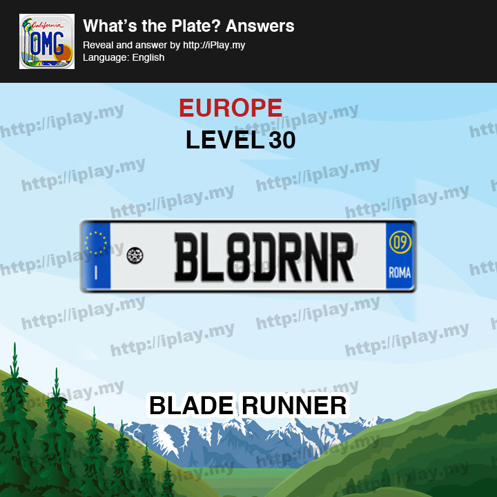 What's the Plate Europe Level 30