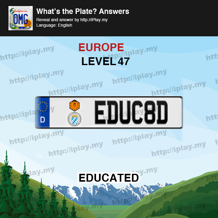 What's the Plate Europe Level 47
