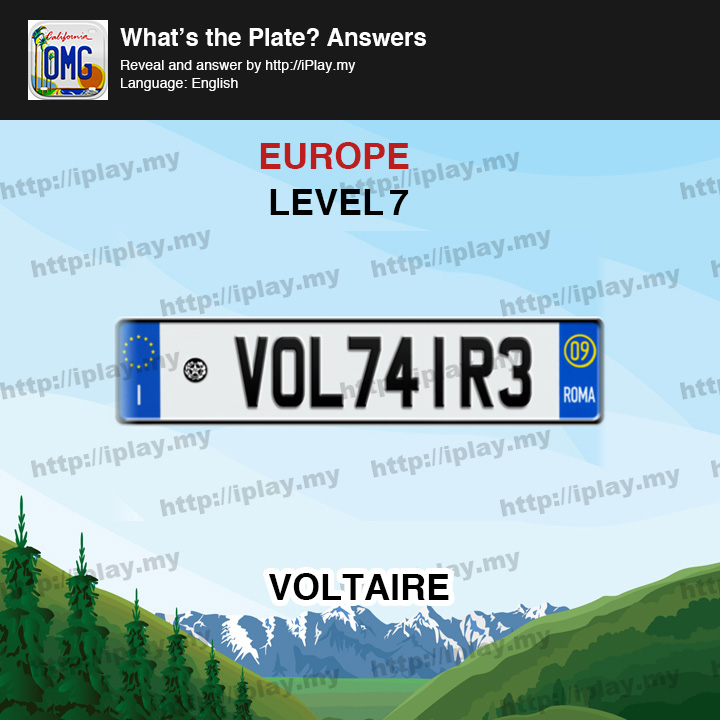 What's the Plate Europe Level 7