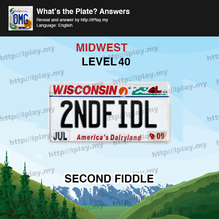 What's the Plate Midwest Level 40