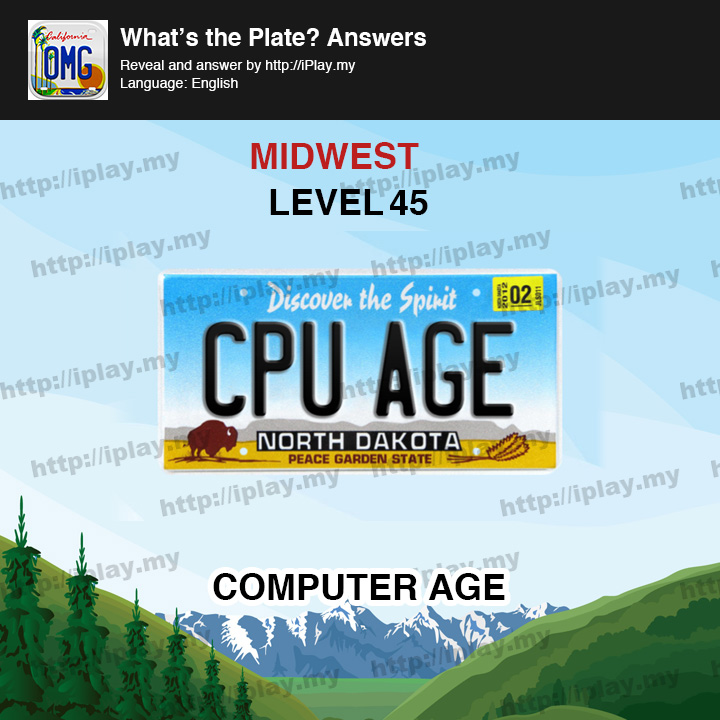 What's the Plate Midwest Level 45