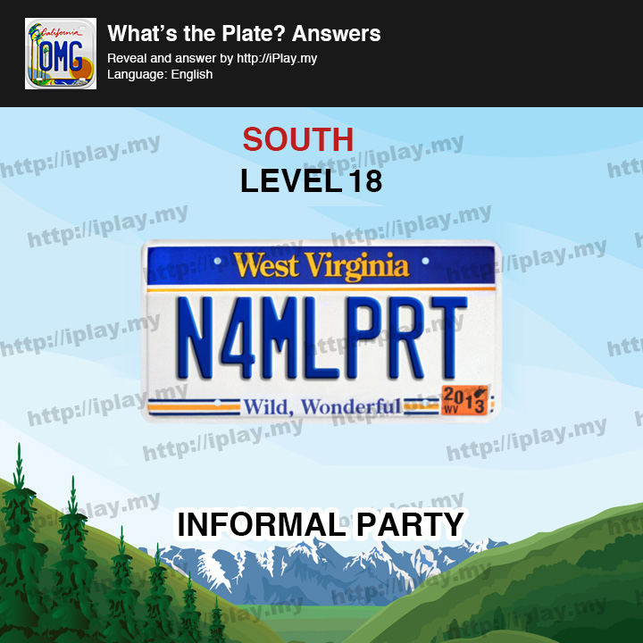 What's the Plate South Level 18