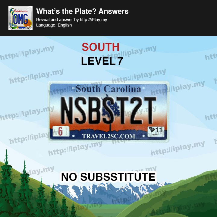 What's the Plate South Level 7