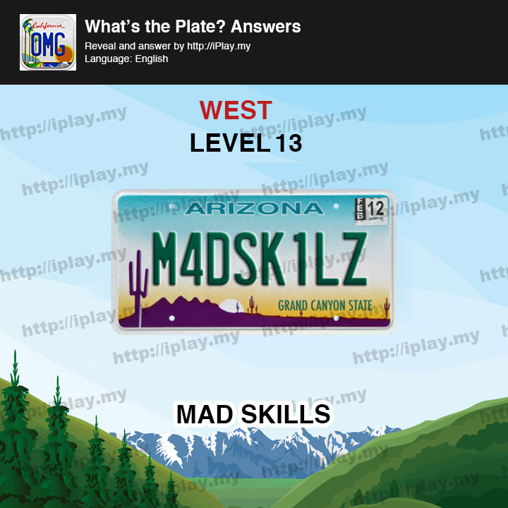 What's the Plate West Level 13