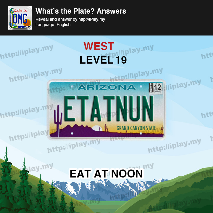 What's the Plate West Level 19