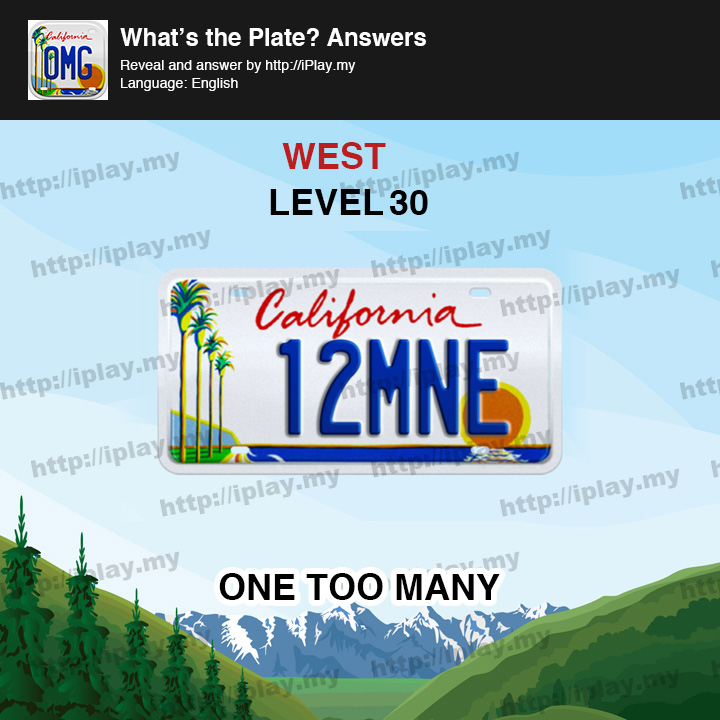 What's the Plate West Level 30