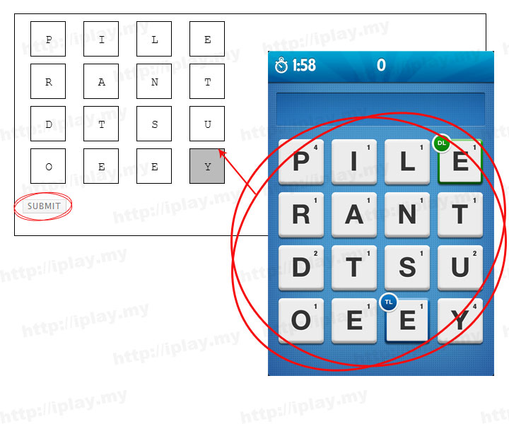 How I cheat in Ruzzle Step 2