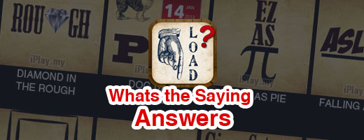 What's the Saying Answers with Pictures Cover