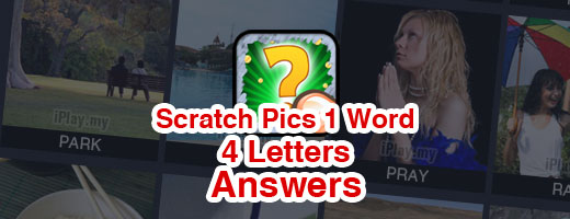 Scratch Pics 1 Word Answers - 4 Letters Cover