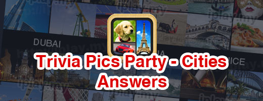 Trivia Pics Party Answers Cities Cover