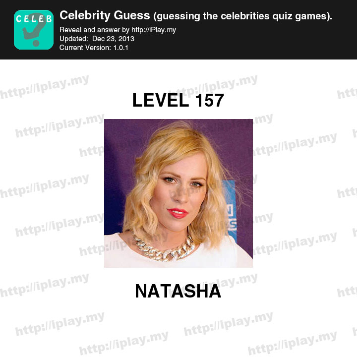 Celebrity Guess Level 157