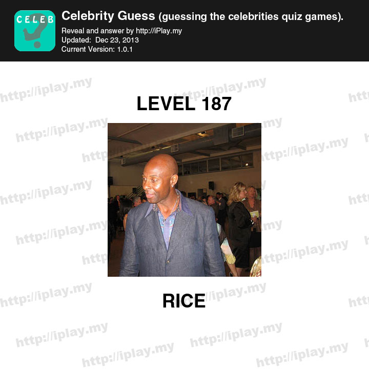 Celebrity Guess Level 187