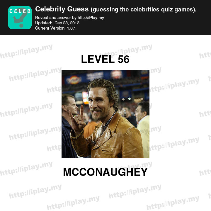 Celebrity Guess Level 56