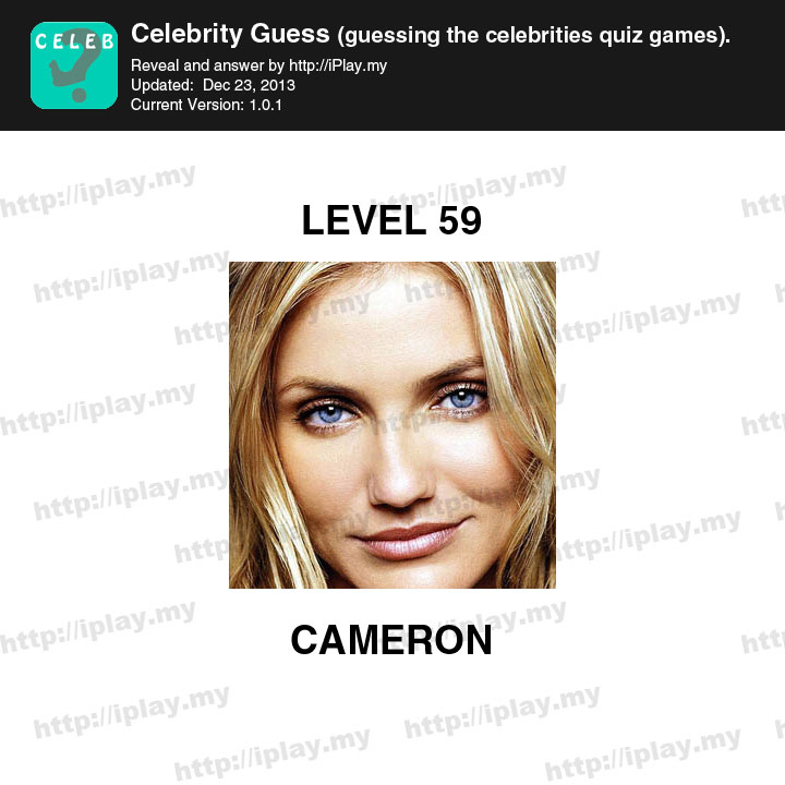 Celebrity Guess Level 59
